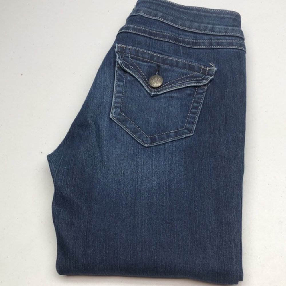 VINTAGE BOOTLEGGER PARADISE SKINNY JEANS 27x33 🇺🇸